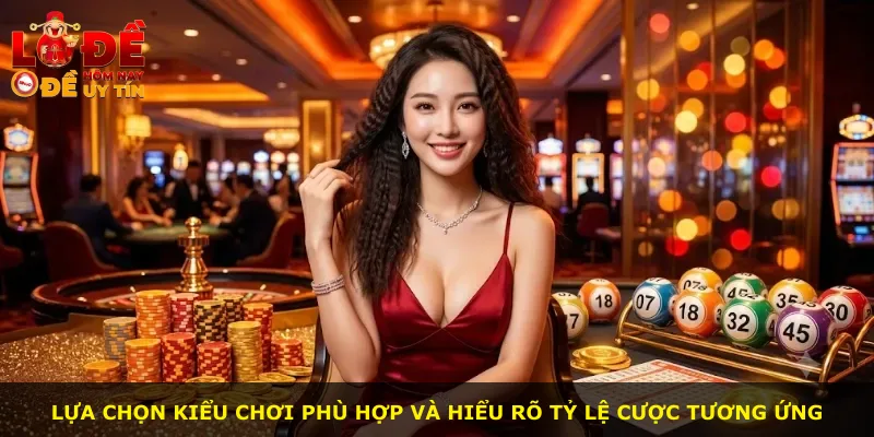Lựa chọn kiểu chơi phù hợp và hiểu rõ tỷ lệ cược tương ứng
