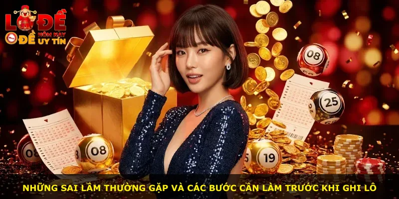 Những sai lầm thường gặp và các bước cần làm trước khi ghi lô