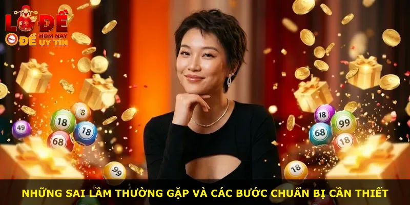 Những sai lầm thường gặp và các bước chuẩn bị cần thiết