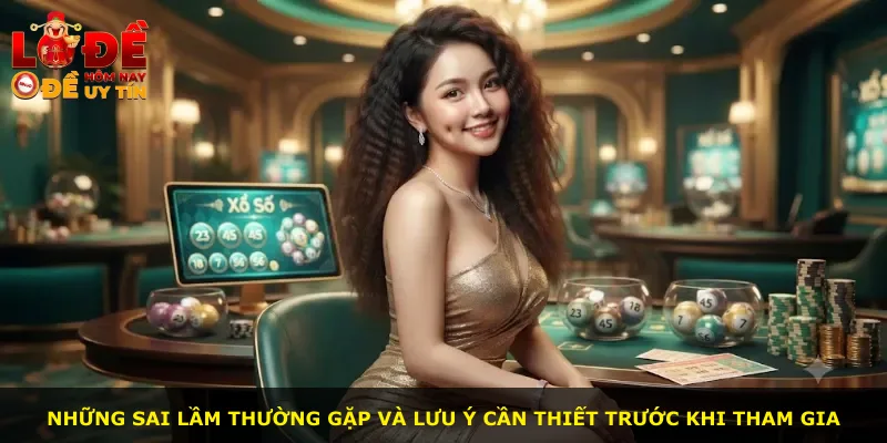 Những sai lầm thường gặp và lưu ý cần thiết trước khi tham gia